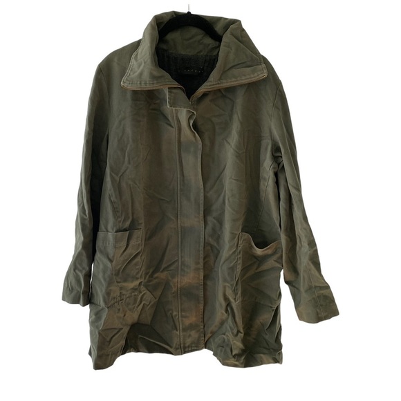 Hatch Maternity Military Style Coat green size 2 - Picture 1 of 10